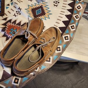 Sperry Brown Leather Boat Shoes
